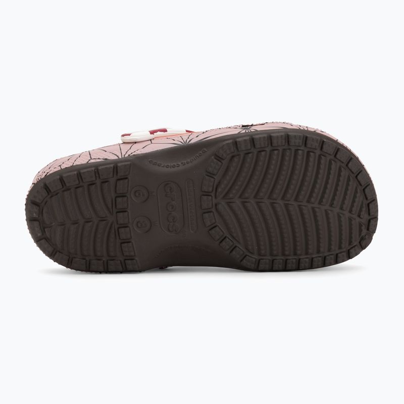 Šľapky Crocs Classic Demon Slayer espresso 5