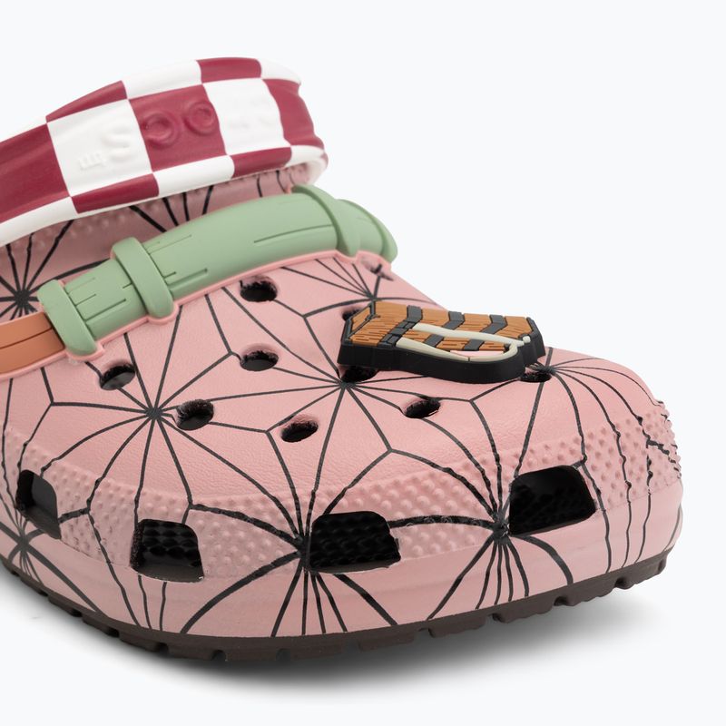 Šľapky Crocs Classic Demon Slayer espresso 8