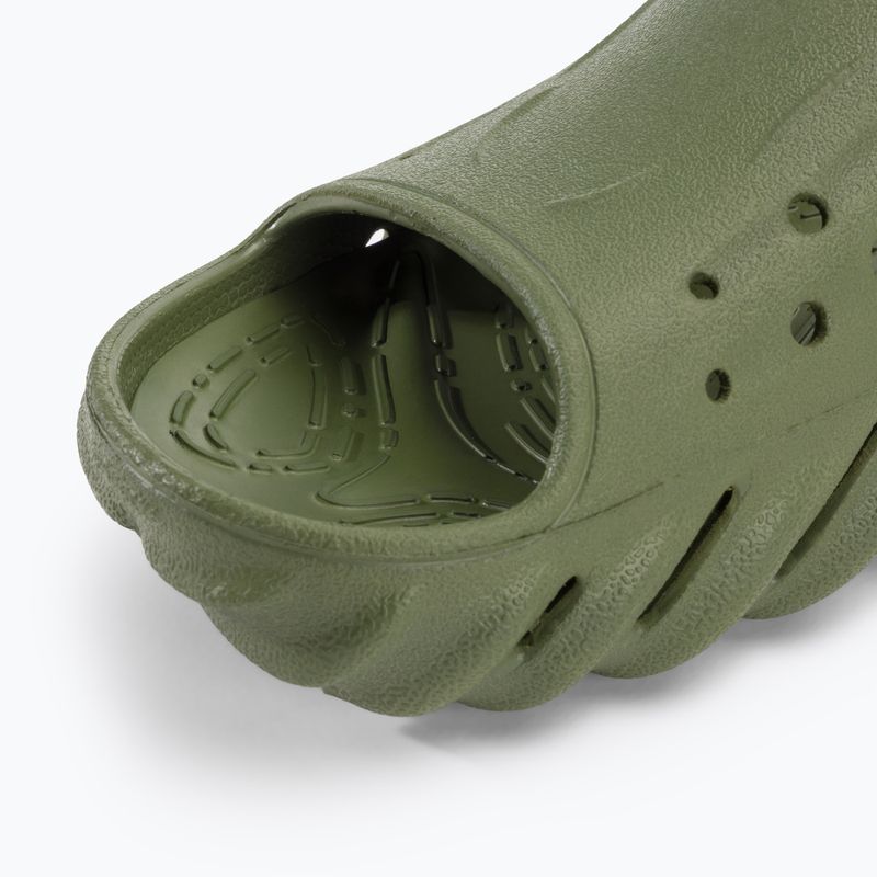 Šľapky Crocs Echo Slide army green 7