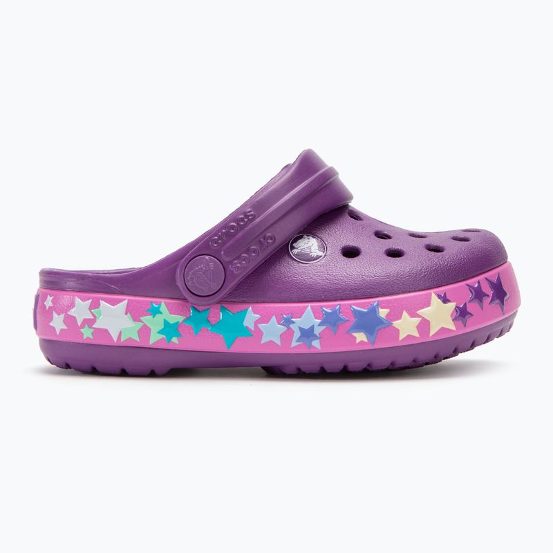 Detské šľapky Crocs Crocband Lights Clog Toddler amethyst 3