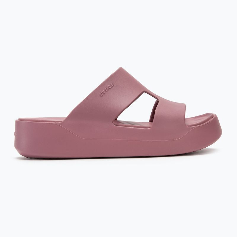 Dámske šľapky Crocs Gateway Platform H-Strap cassis 2
