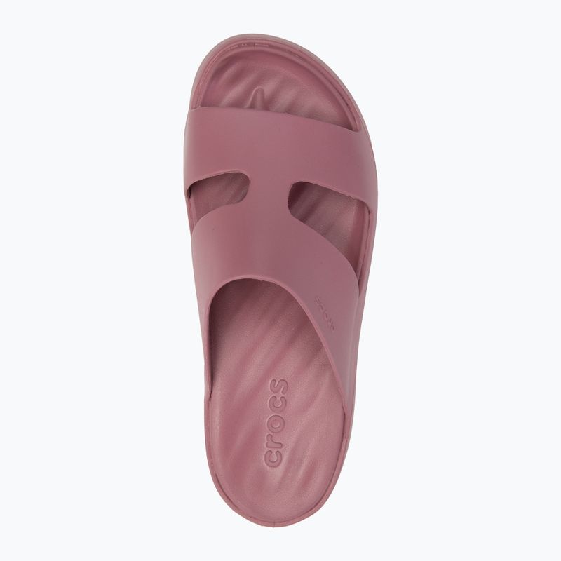 Dámske šľapky Crocs Gateway Platform H-Strap cassis 5