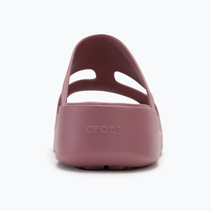 Dámske šľapky Crocs Gateway Platform H-Strap cassis 6