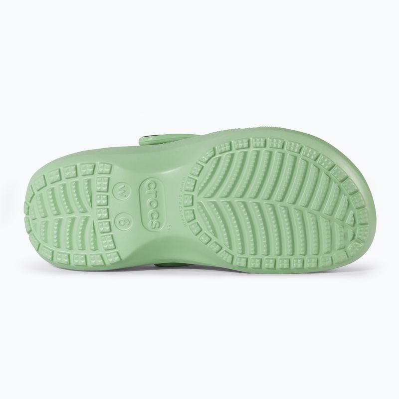 Dámske šľapky Crocs Classic Platform Clog fair green 5