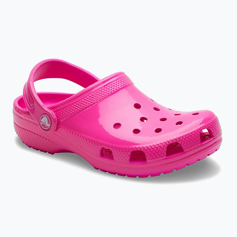 Detské šľapky Crocs Classic Neon Highlighter Clog pink crush 9