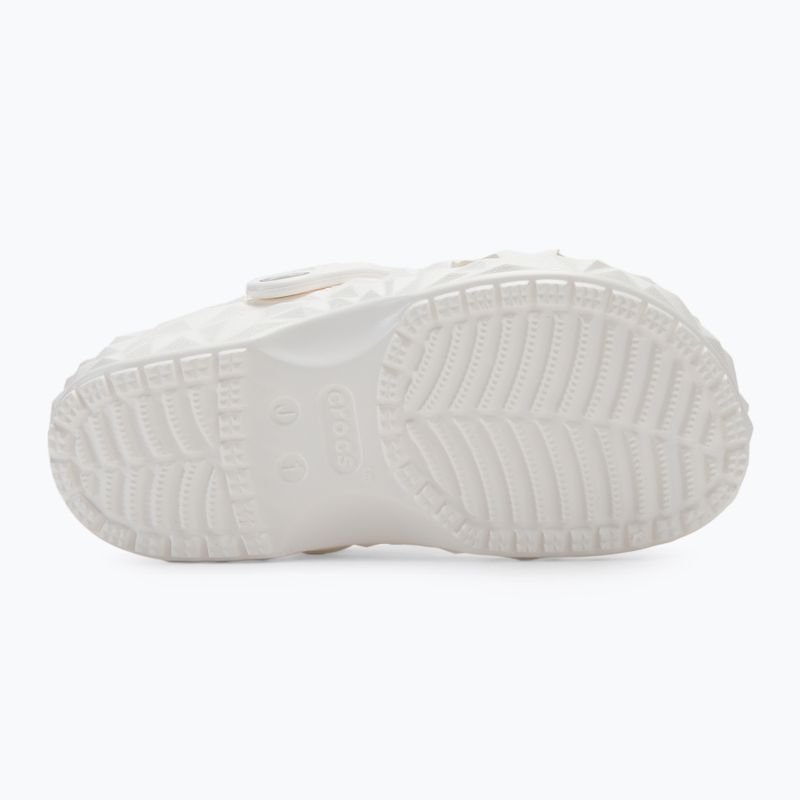 Detské šľapky Crocs Classic Geometric Clog Kids white 5