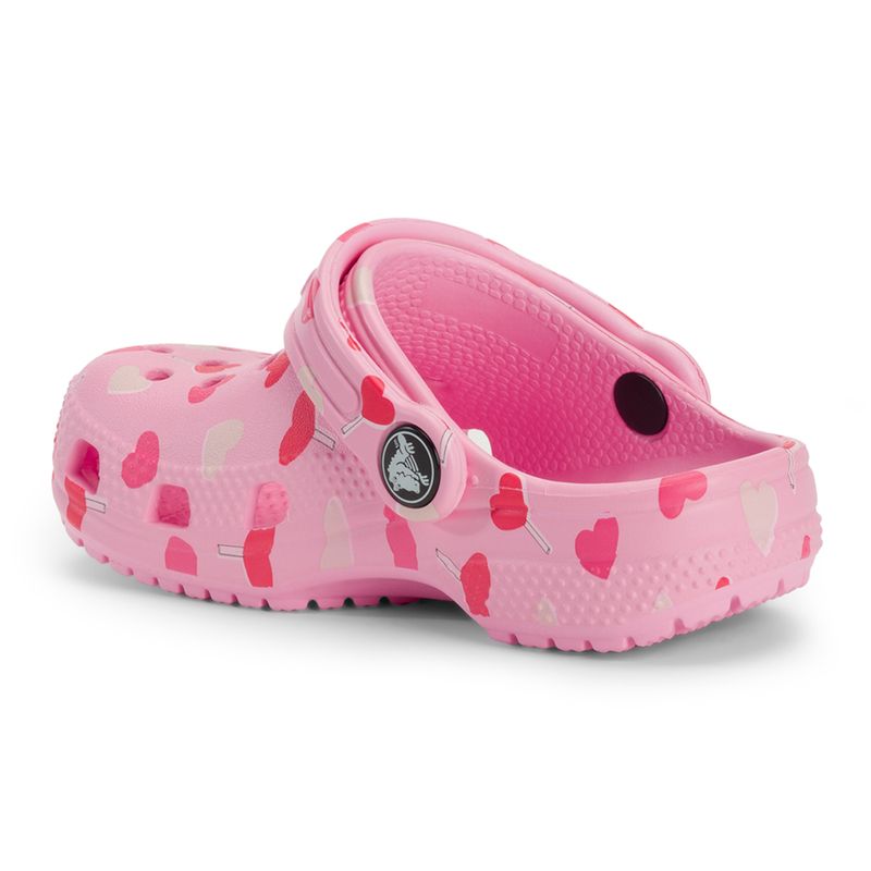 Detské šľapky Crocs VDay Clog Toddler flamingo 4