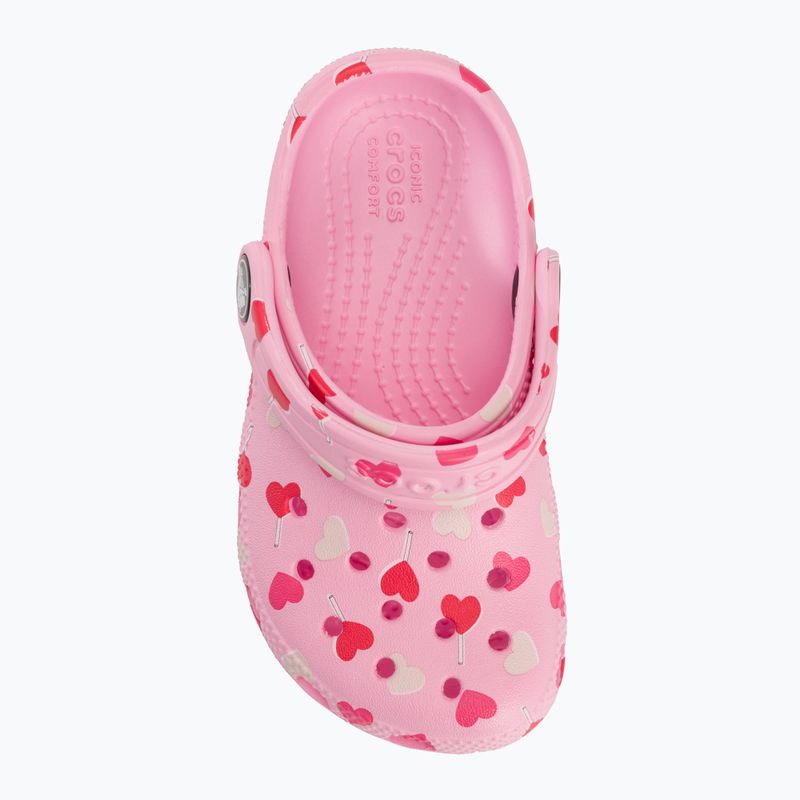 Detské šľapky Crocs VDay Clog Toddler flamingo 6