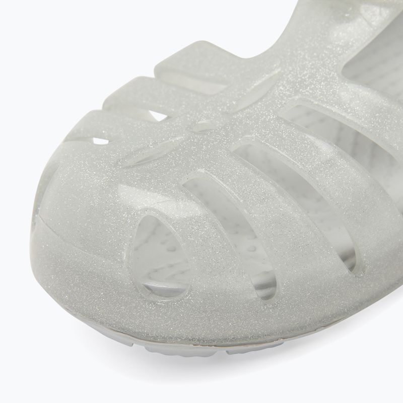 Detské sandále Crocs Isabella Glitter silver glitter 7