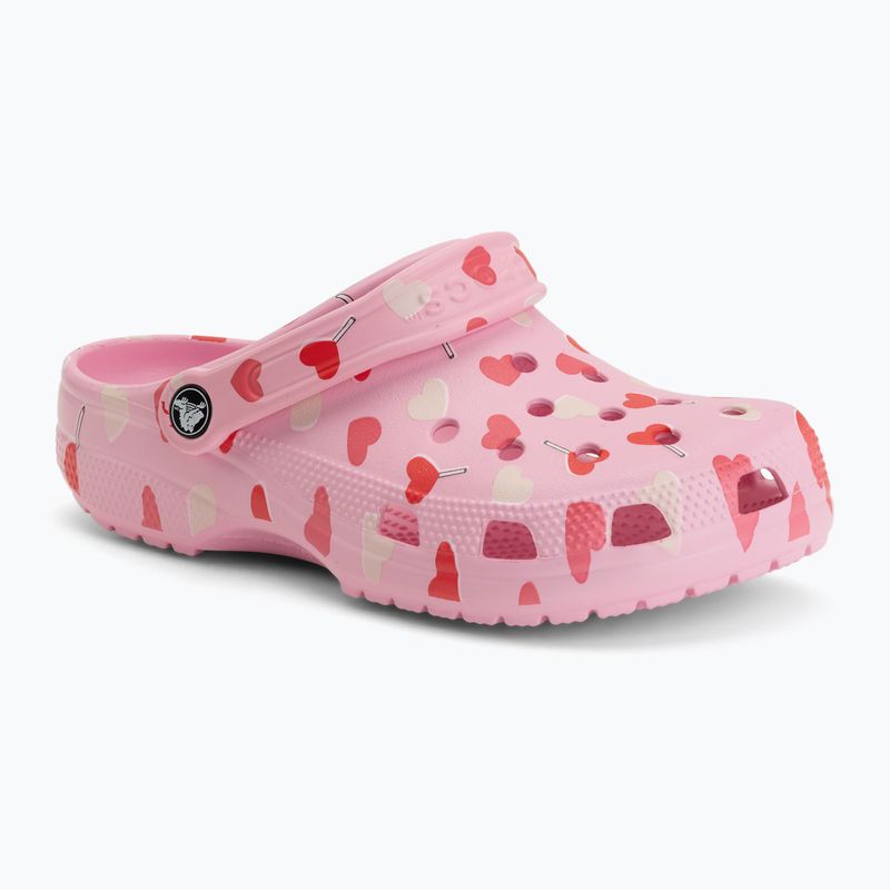Šľapky Crocs Classic Valentines Day Clog flamingo