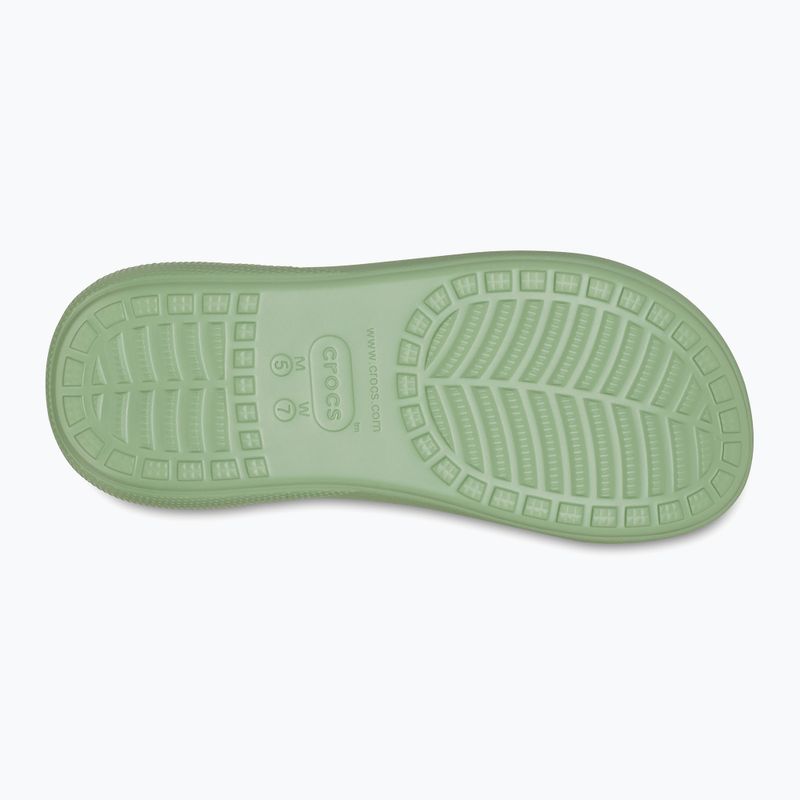 Dámske šľapky Crocs Classic Crush Sandal fair green 12