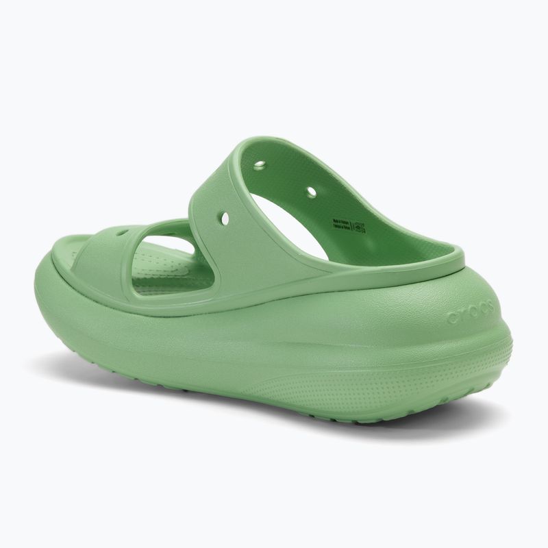 Dámske šľapky Crocs Classic Crush Sandal fair green 3