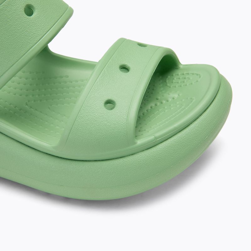 Dámske šľapky Crocs Classic Crush Sandal fair green 7