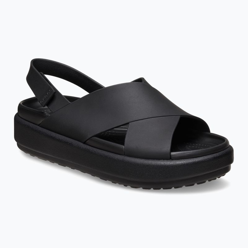 Dámske sandále Crocs Brooklyn Luxe Cross Strap black 8