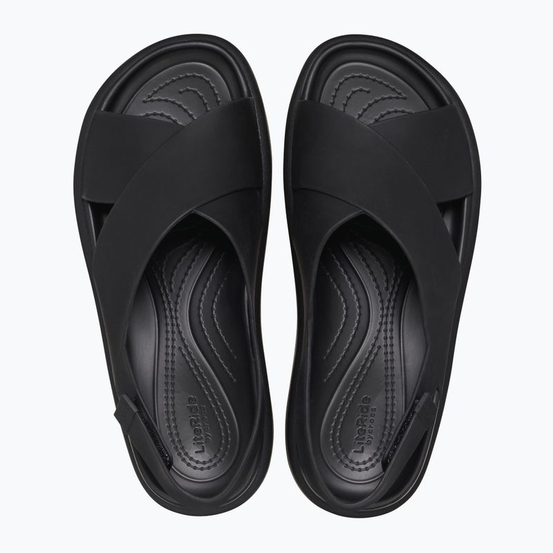 Dámske sandále Crocs Brooklyn Luxe Cross Strap black 11