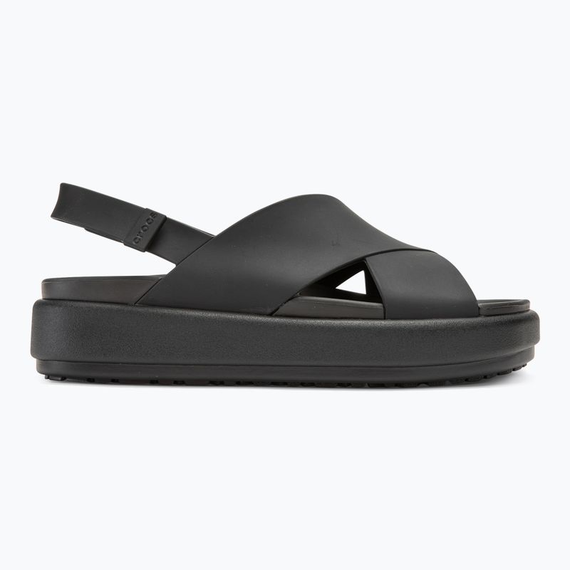 Dámske sandále Crocs Brooklyn Luxe Cross Strap black 2