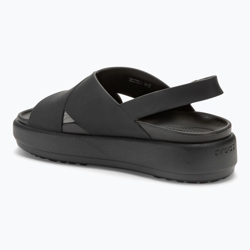 Dámske sandále Crocs Brooklyn Luxe Cross Strap black 3