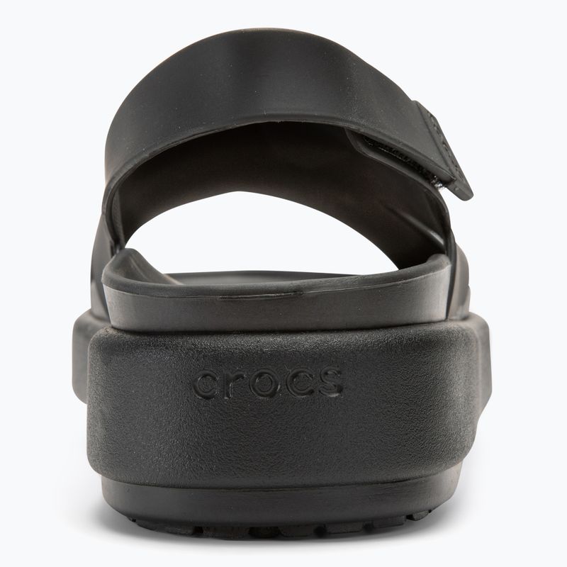 Dámske sandále Crocs Brooklyn Luxe Cross Strap black 6