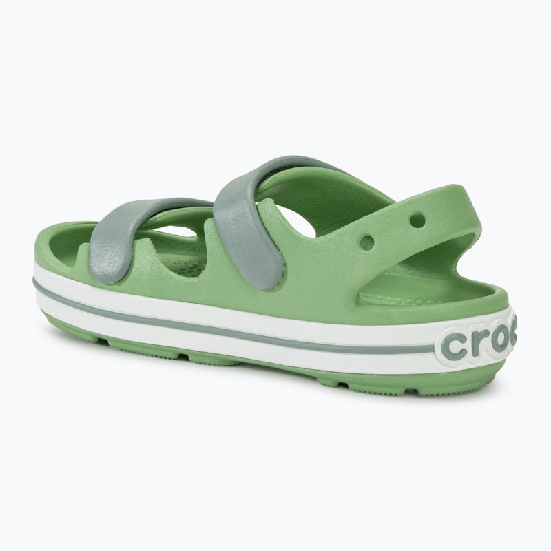 Detské sandále Crocs Crocband Cruiser Kids fair green/dusty green 3