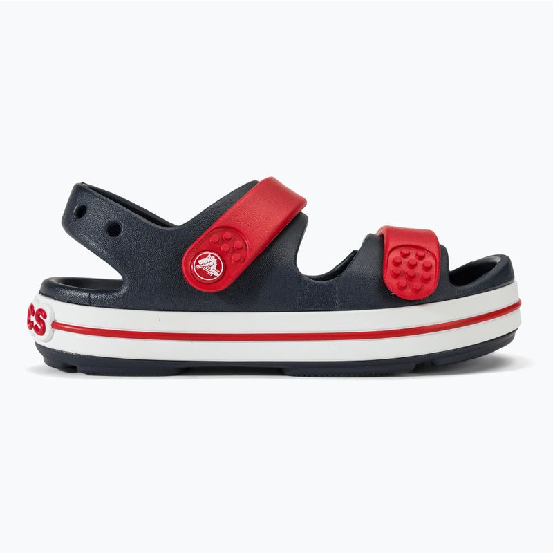 Crocs Crocband Cruiser Kids sandále navy/varsity red 2