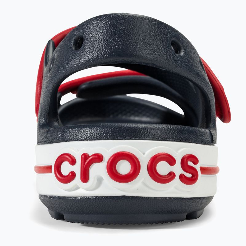 Crocs Crocband Cruiser Kids sandále navy/varsity red 6