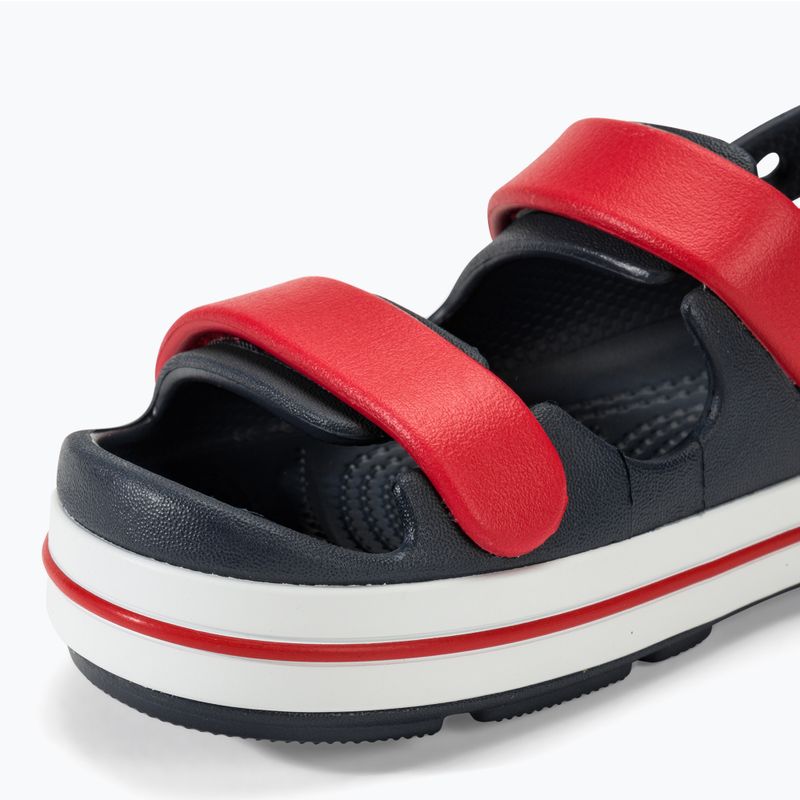 Crocs Crocband Cruiser Kids sandále navy/varsity red 7