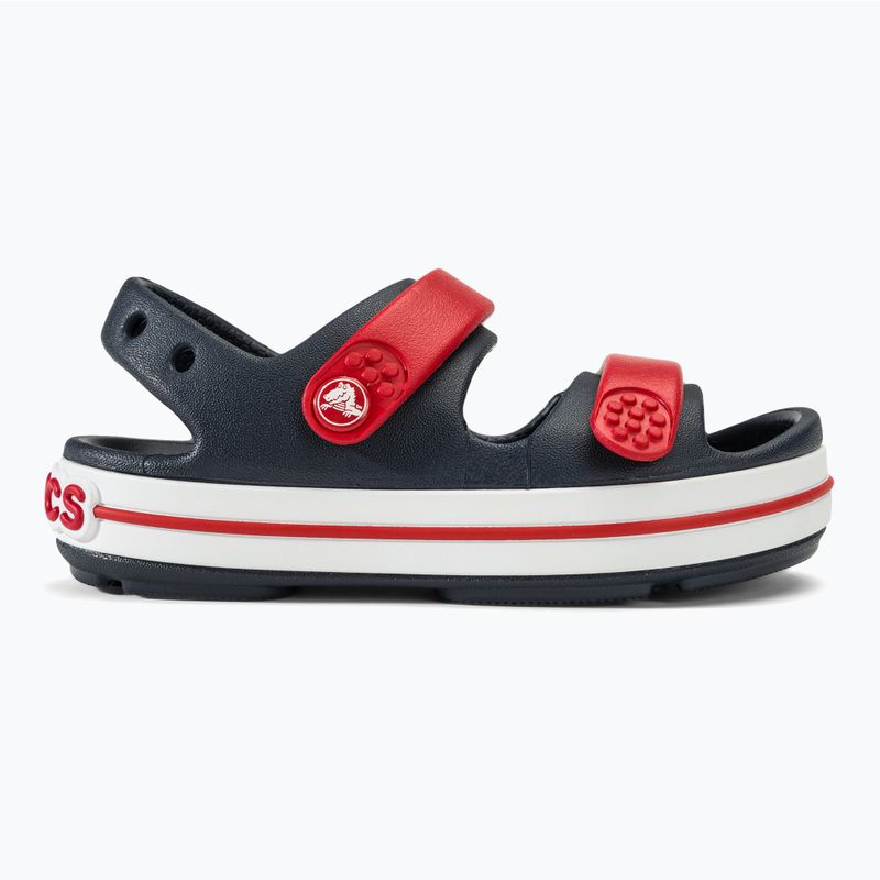 Crocs Crocband Cruiser Kids sandále navy/varsity red 2