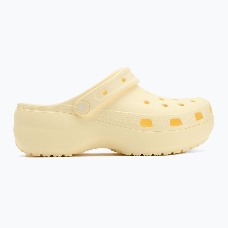 Dámske žabky Crocs Classic Platform Clog buttercream 3