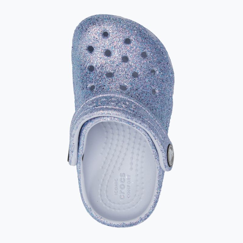 Detské šľapky Crocs Classic Glitter Clog Toddler frosted glitter 6