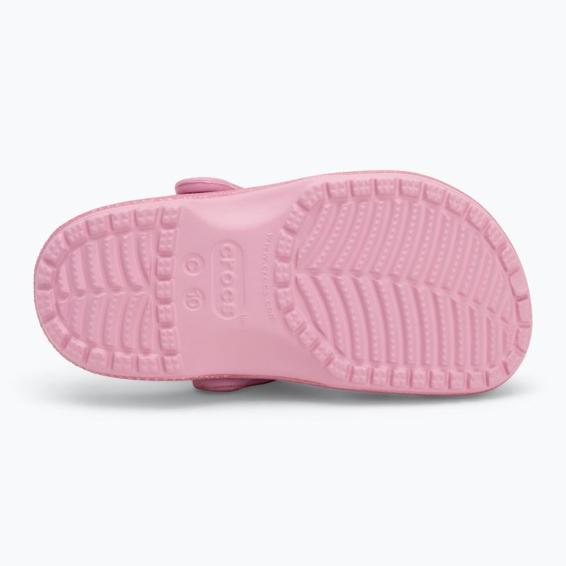 Detské nazúvaky Crocs Classic Glitter Clog Toddler pink tweed glitter 5
