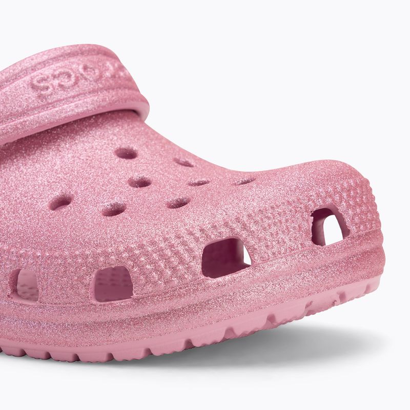Detské nazúvaky Crocs Classic Glitter Clog Toddler pink tweed glitter 8