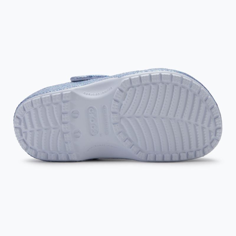 Detské šľapky Crocs Classic Glitter Clog Kids frosted glitter 5