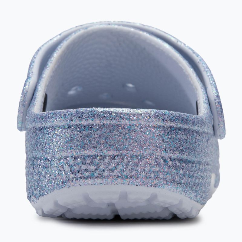 Detské šľapky Crocs Classic Glitter Clog Kids frosted glitter 7