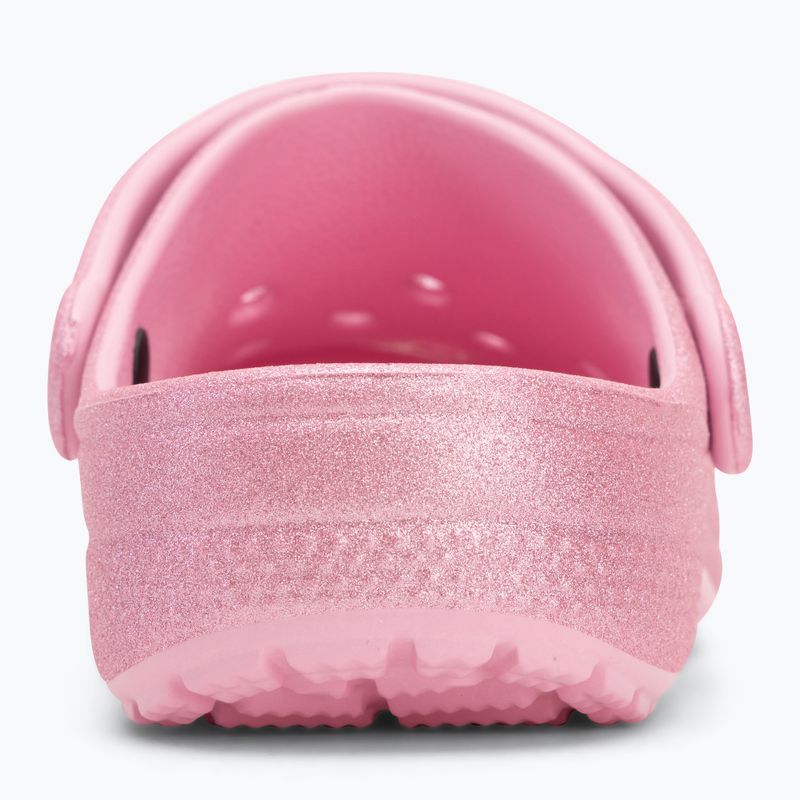 Detské nazúvaky Crocs Classic Glitter Clog Kids pink tweed glitter 7