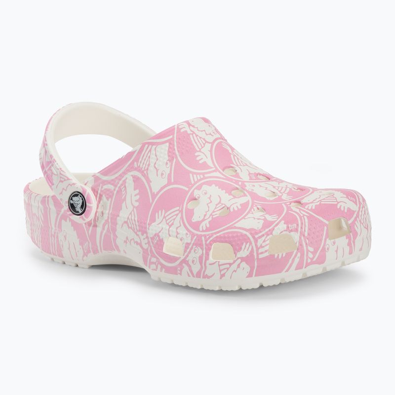 Šľapky Crocs Classic Duke Print Clog pink tweed 2