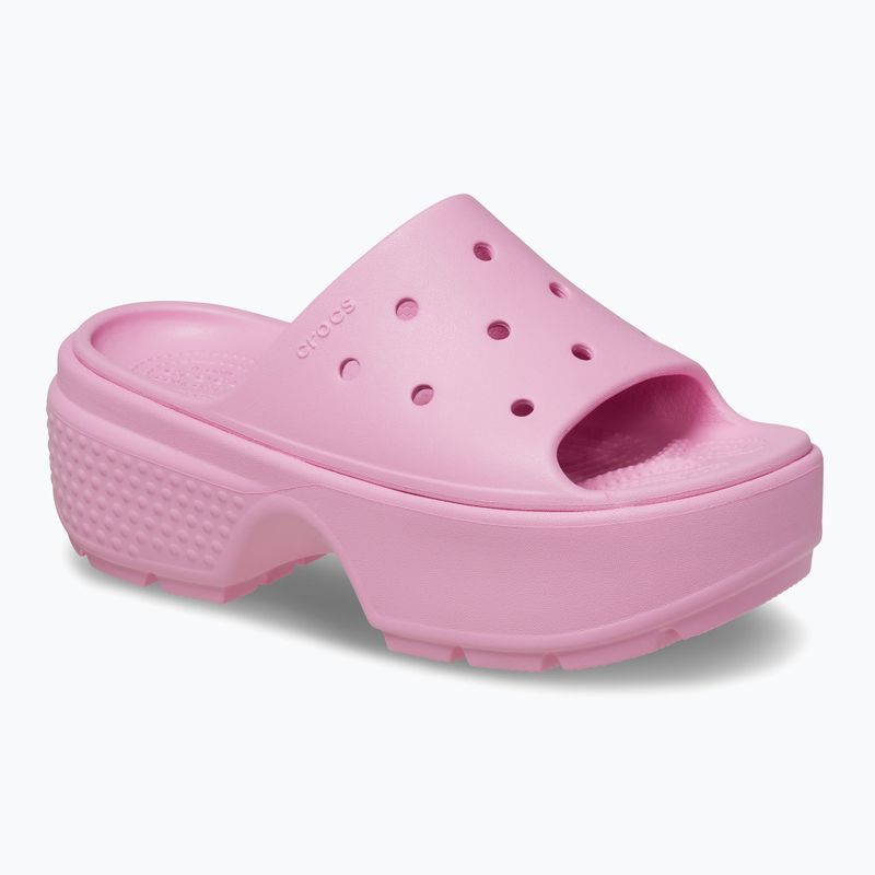 Dámske šľapky Crocs Stomp Slide pink tweed 8