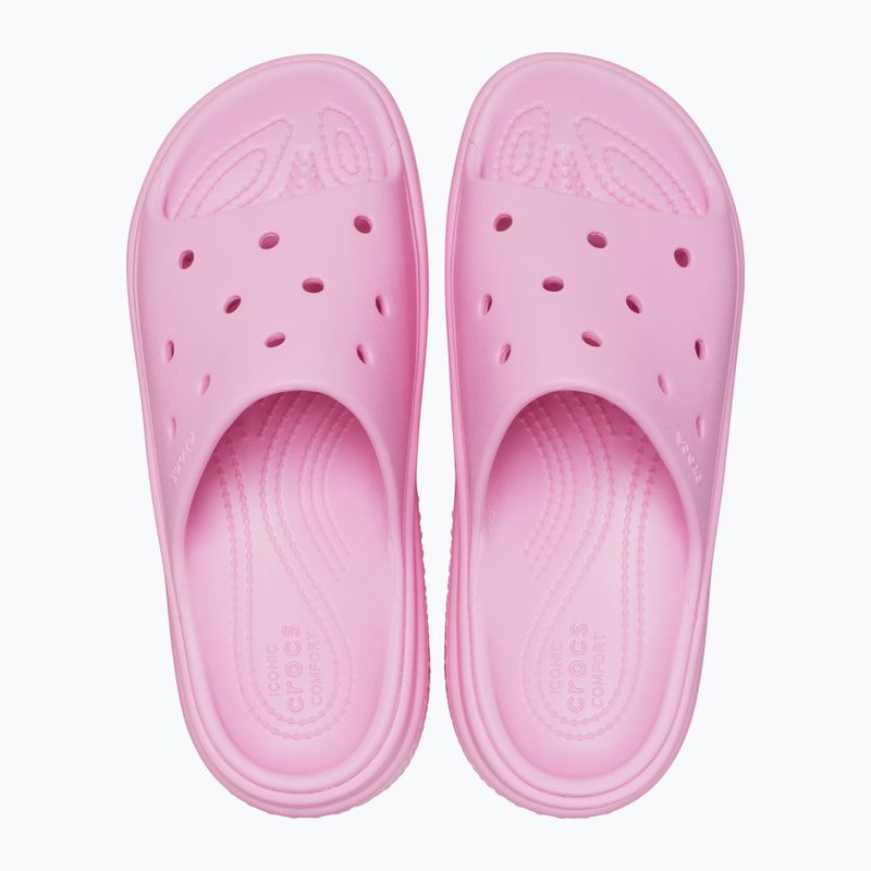 Dámske šľapky Crocs Stomp Slide pink tweed 12