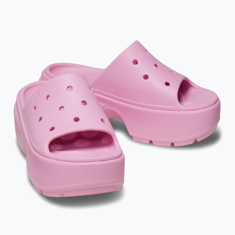Dámske šľapky Crocs Stomp Slide pink tweed 13