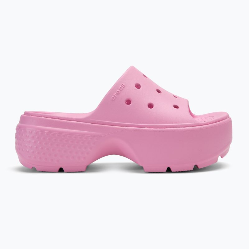 Dámske šľapky Crocs Stomp Slide pink tweed 2