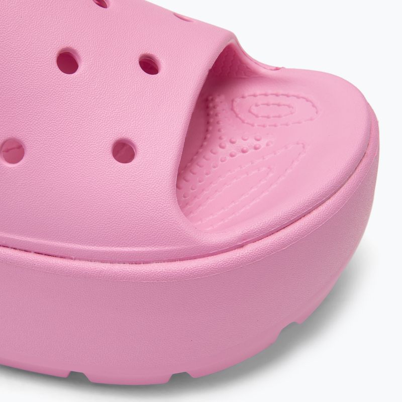 Dámske šľapky Crocs Stomp Slide pink tweed 7
