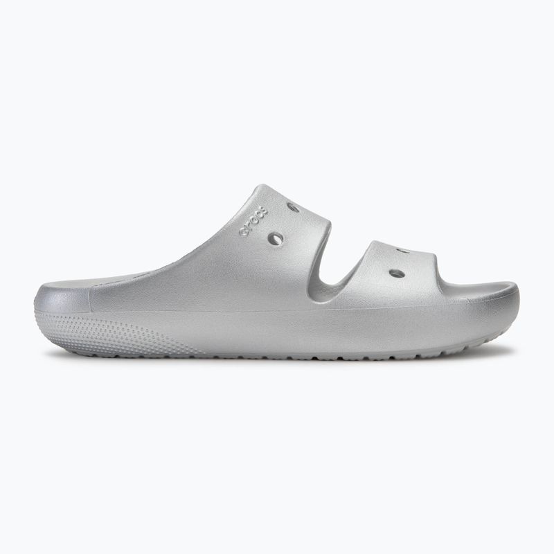 Šľapky Crocs Classic Metallic Sandal V2 silver 2