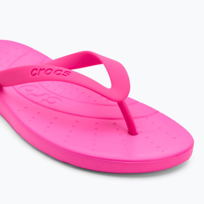 Žabky Crocs Flip pink crush 7