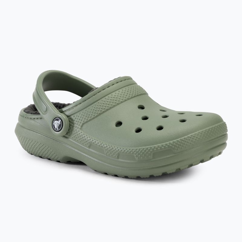 Šľapky Crocs Classic Lined Clog moss/multi 2