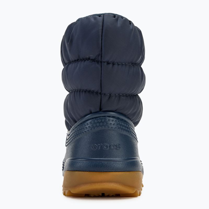 Detské snehule Crocs Classic Neo Puff Boot  navy/gum 6