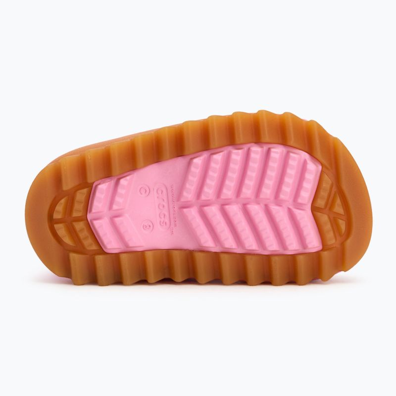 Detské snehule Crocs Classic Neo Puff Boot Toddler pink tweed/gum 4
