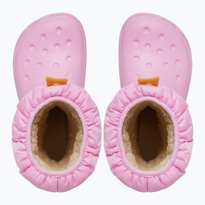 Detské snehule Crocs Classic Neo Puff pink tweed/gum 12