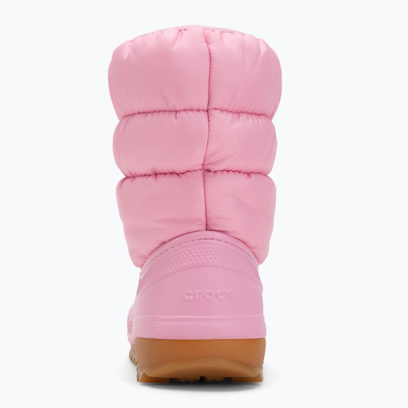 Detské snehule Crocs Classic Neo Puff pink tweed/gum 6