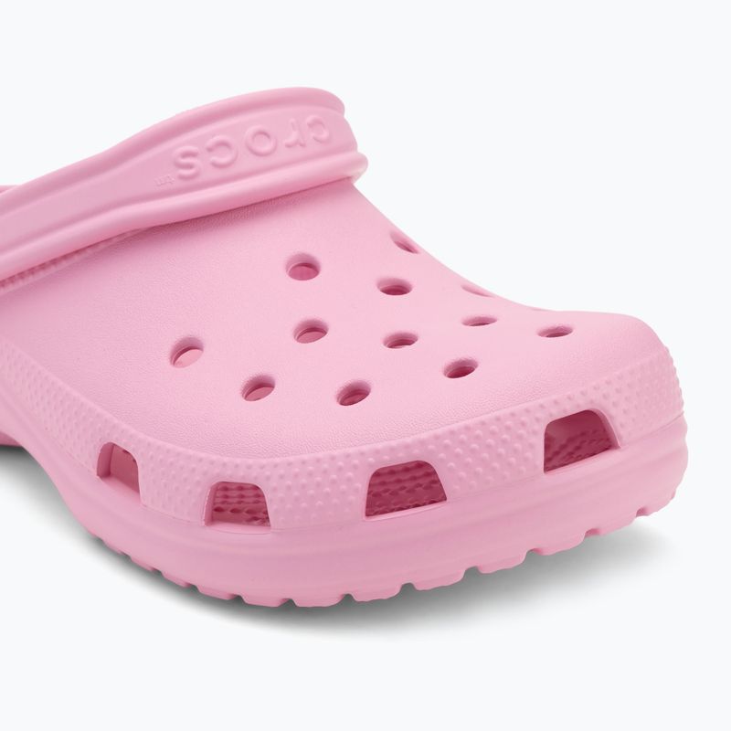 Ružové tvídové žabky Crocs Classic 8