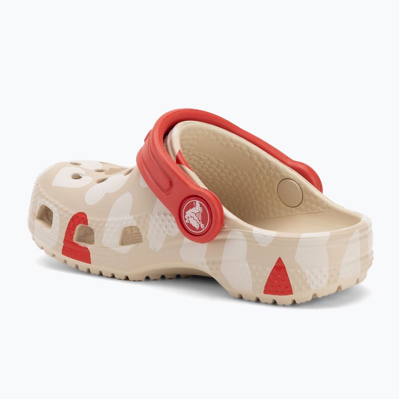 Detské žabky Crocs Classic Heart Print Clog sandstone 4