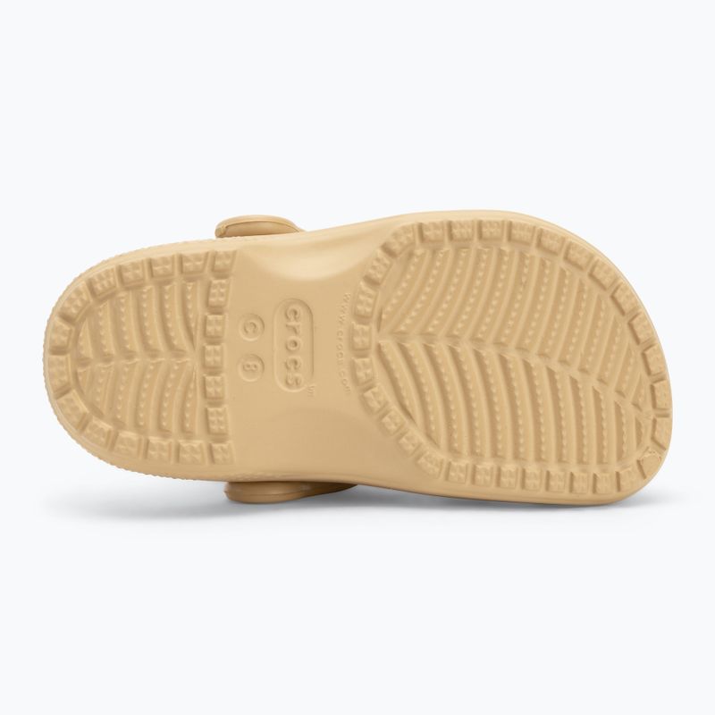 Detské nazúvaky Crocs Classic Clog Toddler wheat 5